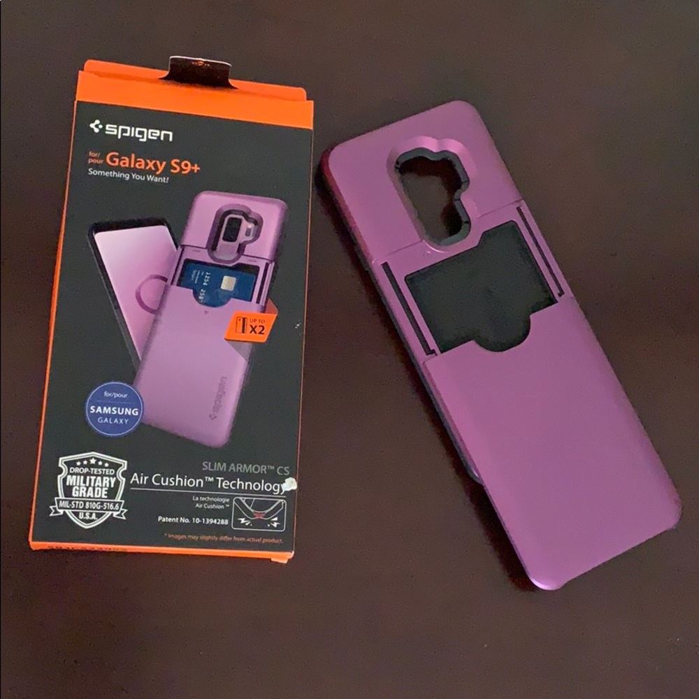 Galaxy S9 plus case with card holder